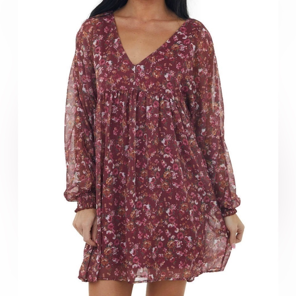 PEACH Love California Baby Doll Dress. Size Small.